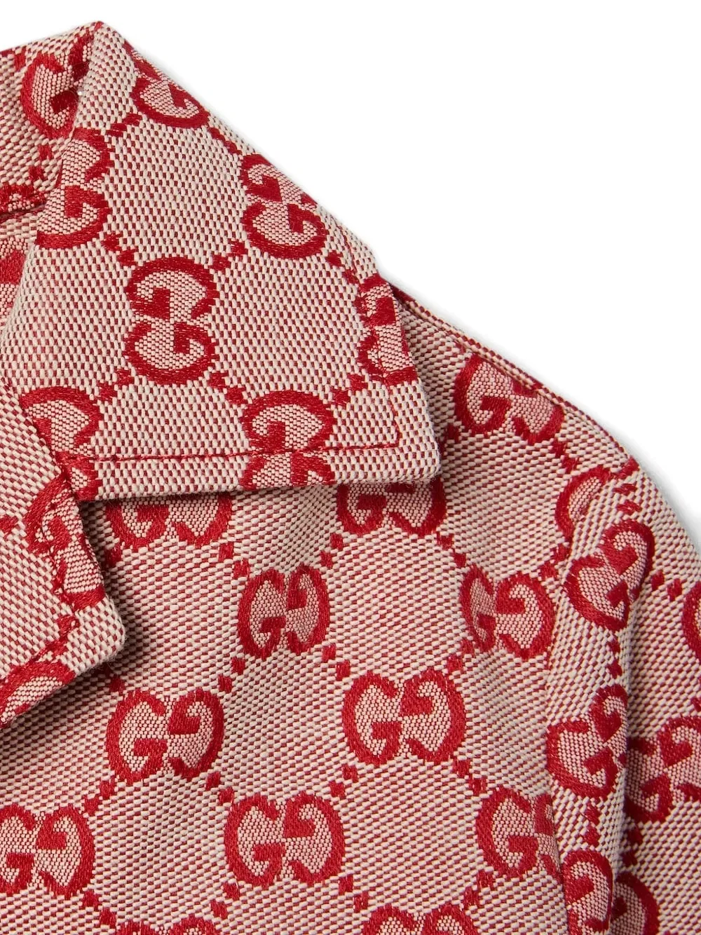 Блейзер с монограммой Gucci Kids, красный — фото 3
