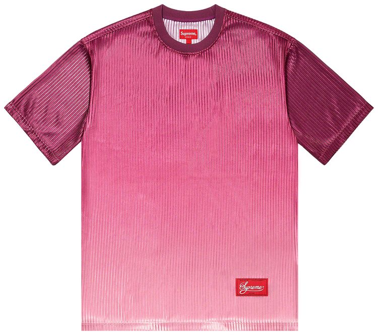 

Джерси Supreme Gradient Mesh Stripe Jersey 'Magenta', розовый