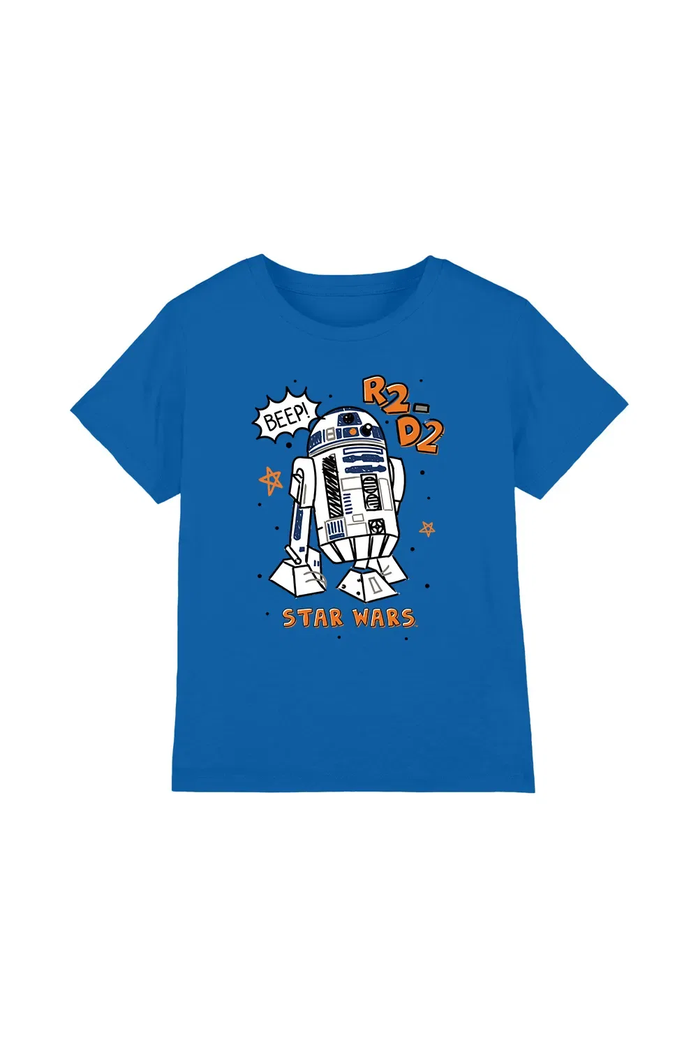 Футболка детская с R2D2 Star Wars, синий