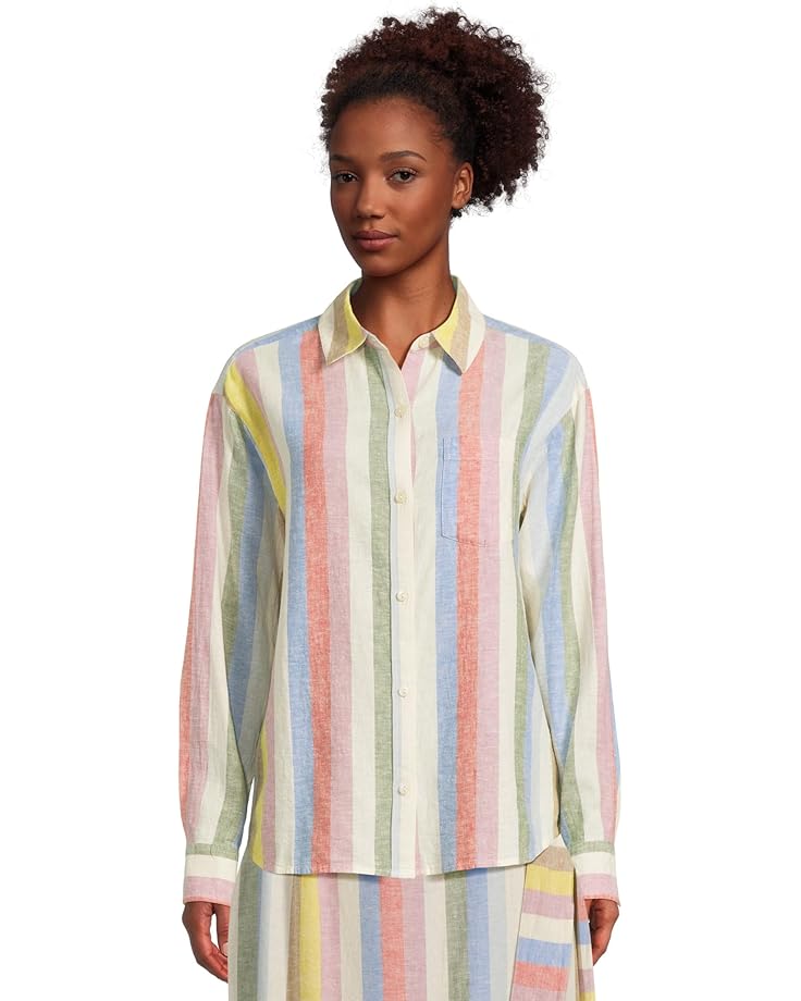 

Рубашка Pendleton Coastal Striped Button Up Shirt, цвет Multi Stripe