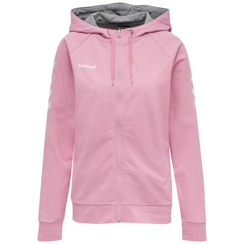 

Толстовка Hummel Go Cotton Full Zip, розовый