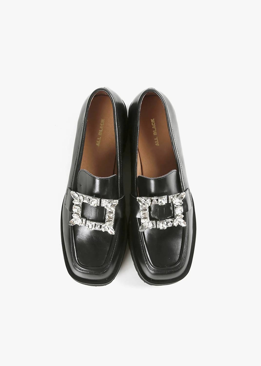 Женские лоферы Elton Lugg в черном цвете ALL BLACK — фото 3