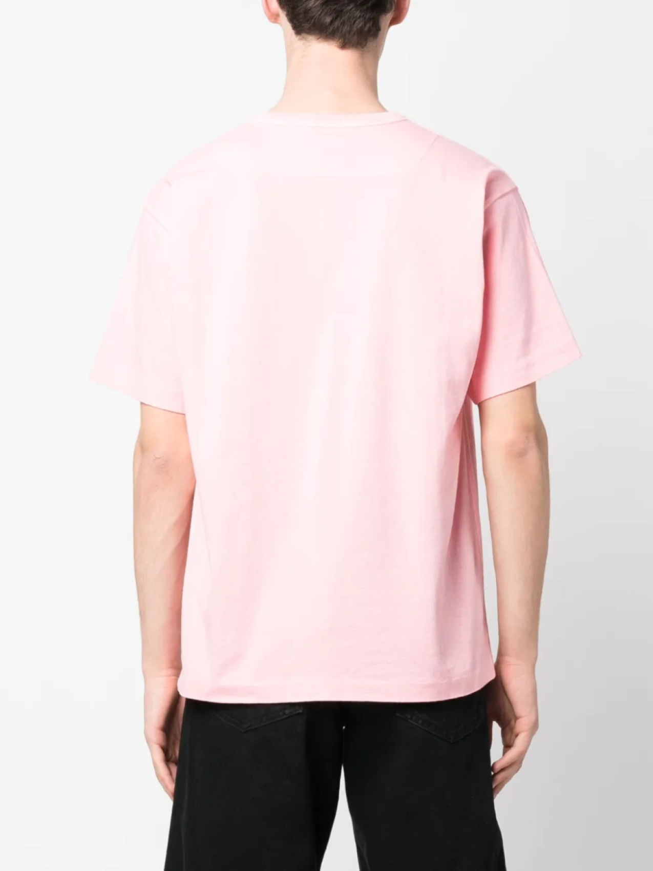 Stone Island футболка с вышитым логотипом, розовый — фото 4
