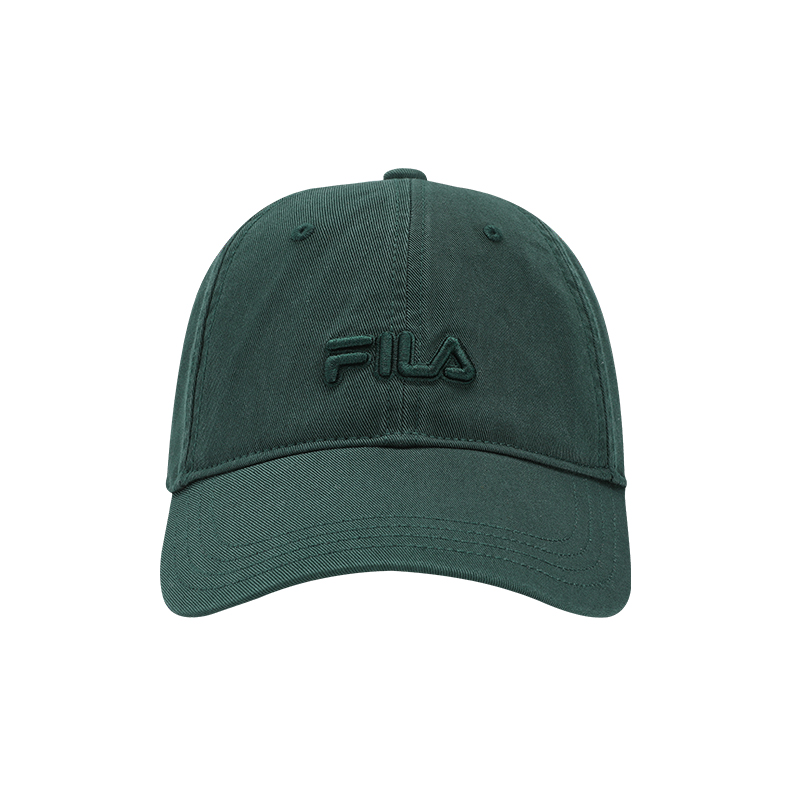 

FILA Хлопковая бейсболка унисекс в тёмном лесном зелёном цвете, Dark Forest Green