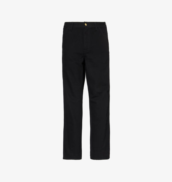 

Брюки прямого кроя Brand-Patch из хлопчатобумажной ткани Carhartt Wip, черный