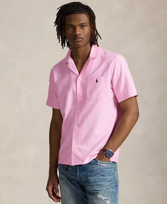 

Мужская классическая оксфордская рубашка Camp Polo Ralph Lauren, розовый