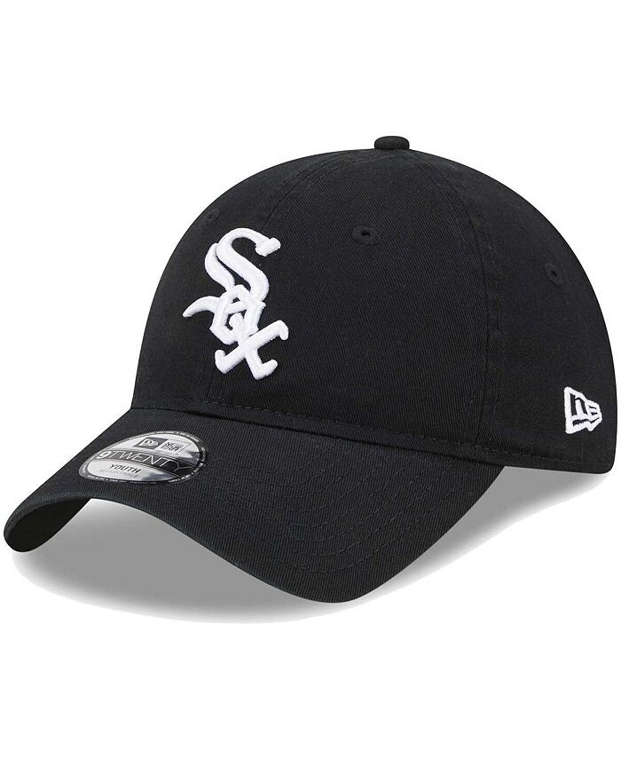 

Гибкая кепка Little Boys and Girls Black Chicago White Sox Team 9Twenty New Era, черный