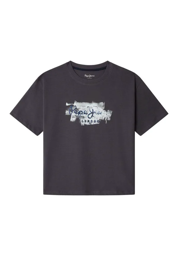 Простая футболка с принтом джошуа Pepe Jeans, Phantom Grey