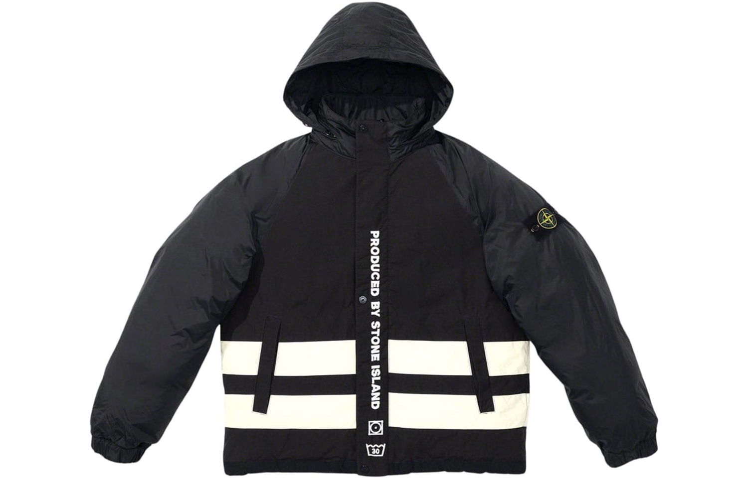 Stone Island Reversible Down Puffer Jacket Supreme, Оливковый Зеленый — фото 3