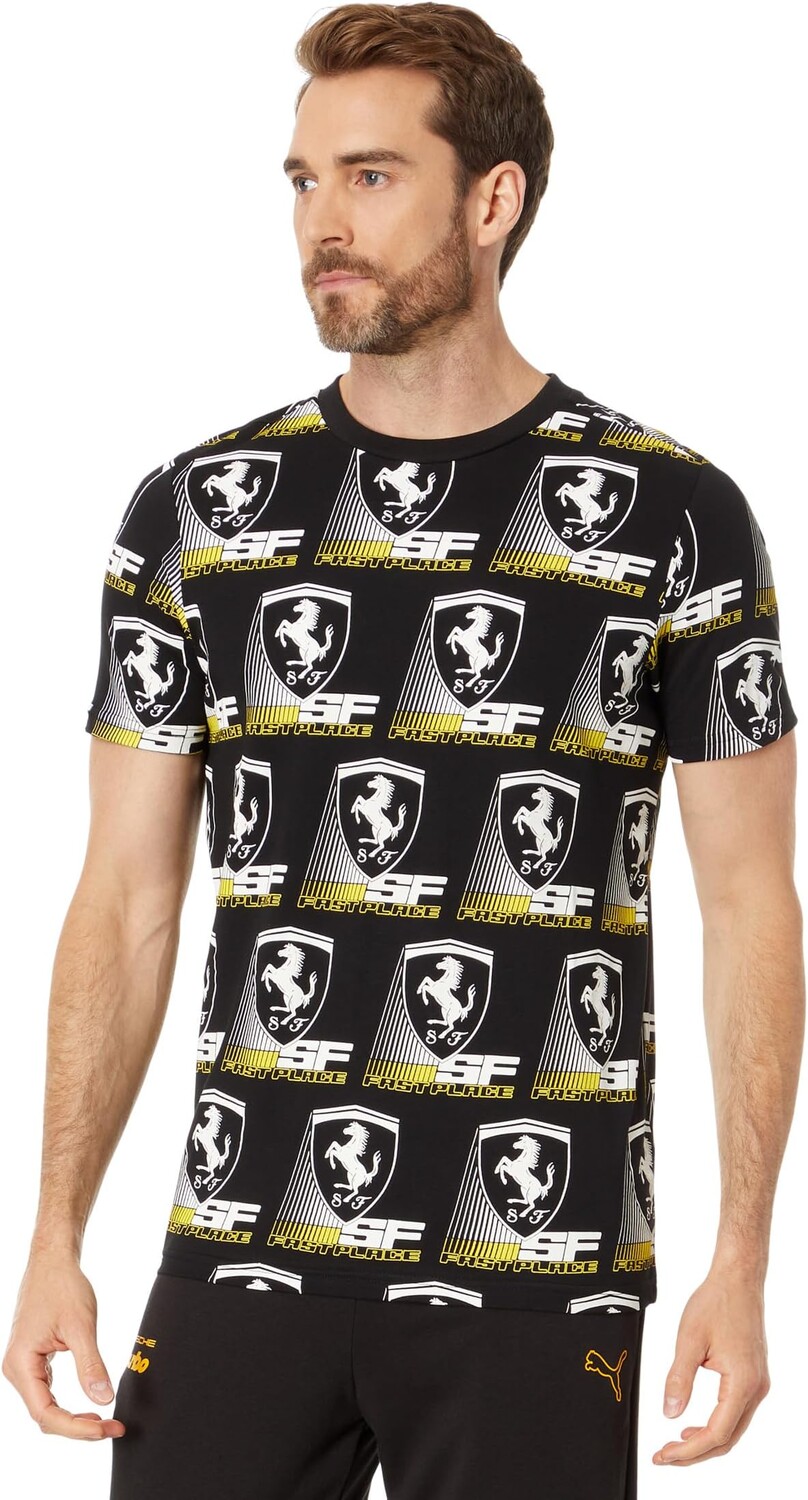 

Футболка с принтом Ferrari Race All Over PUMA, цвет Puma Black/All Over Print