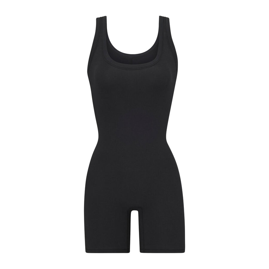 

Комбинезон SKIMS Cotton Rib, цвет Soot