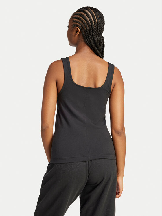 Топ облегающего кроя All SZN Luxe JJ2336 Adidas, черный — фото 2