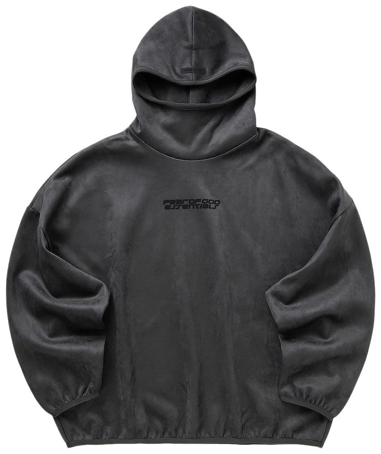 

Толстовка Fear of God Essentials из замшевого флиса в современном стиле, серый