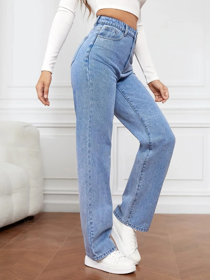 Женские джинсы Minimalist High Waist Denim Stretch Wide Leg — фото 3