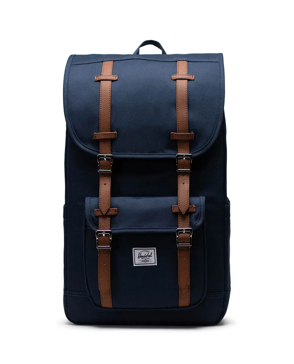 

30 л синий экологичный мужской рюкзак с чехлом для ноутбука Herschel, тёмно-синий