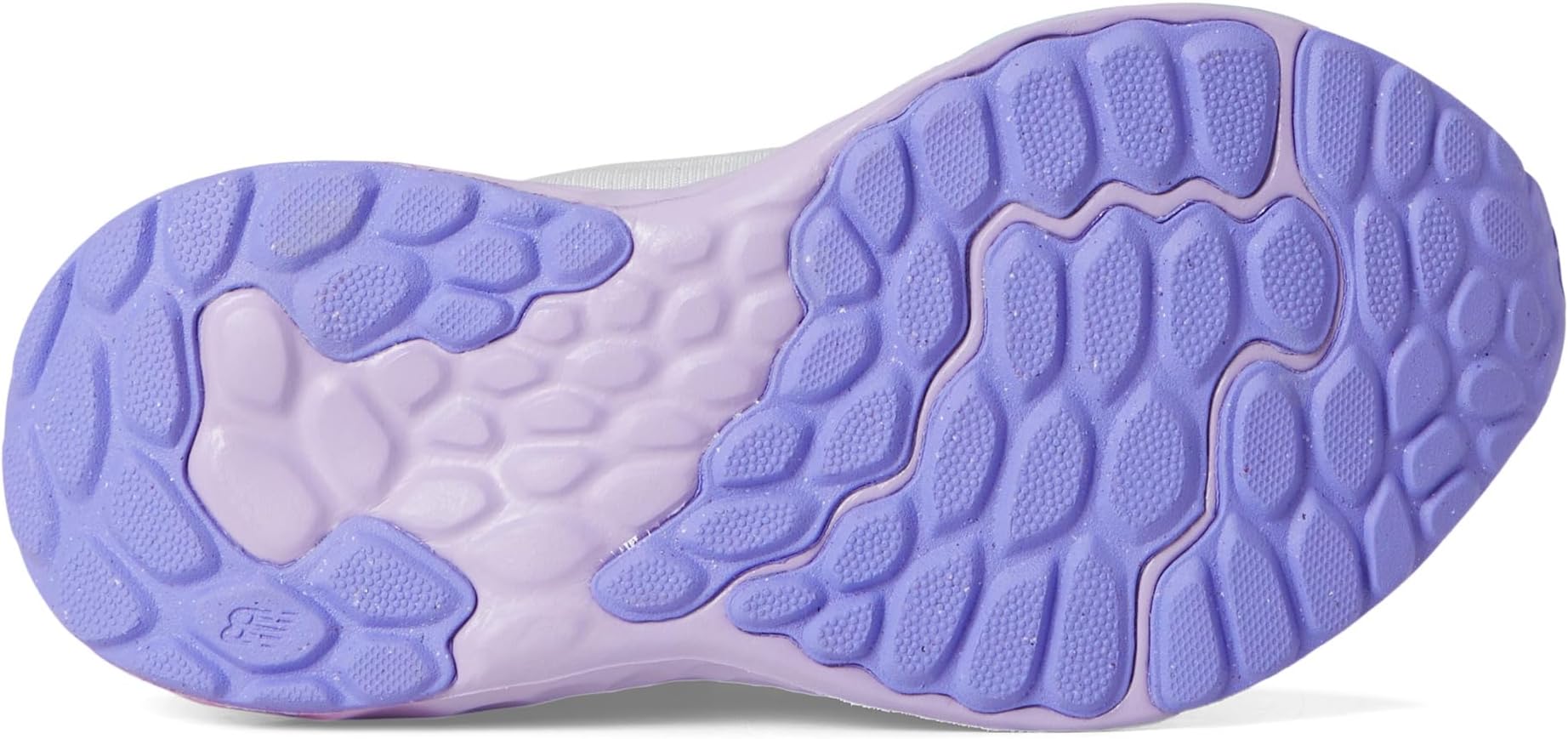 Кроссовки New Balance Kids Fresh Foam Arishi v4 Bungee Lace with Top Strap, цвет Grey Matter/Mid Century Pink/Lilac Glow — фото 3