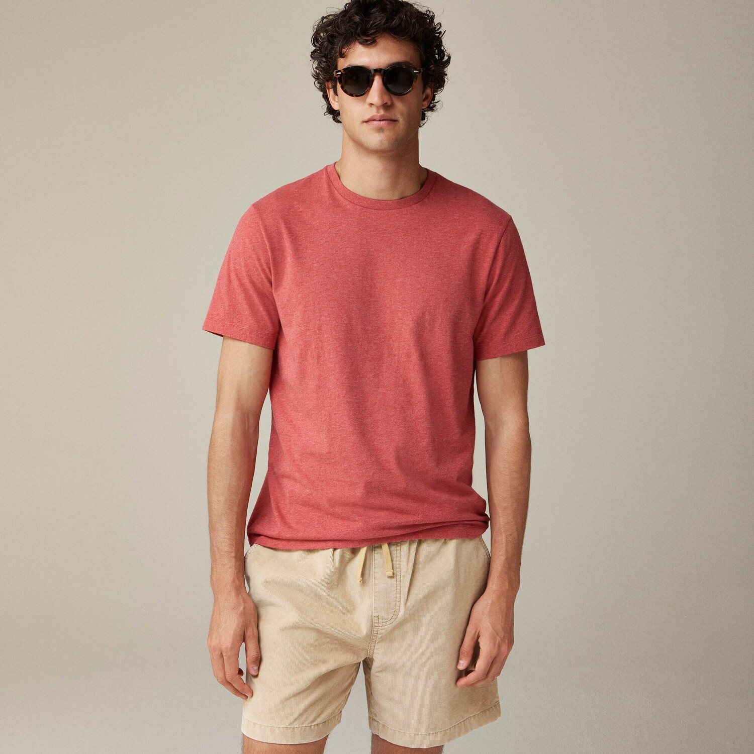 

Футболка Broken-In J.Crew, красный