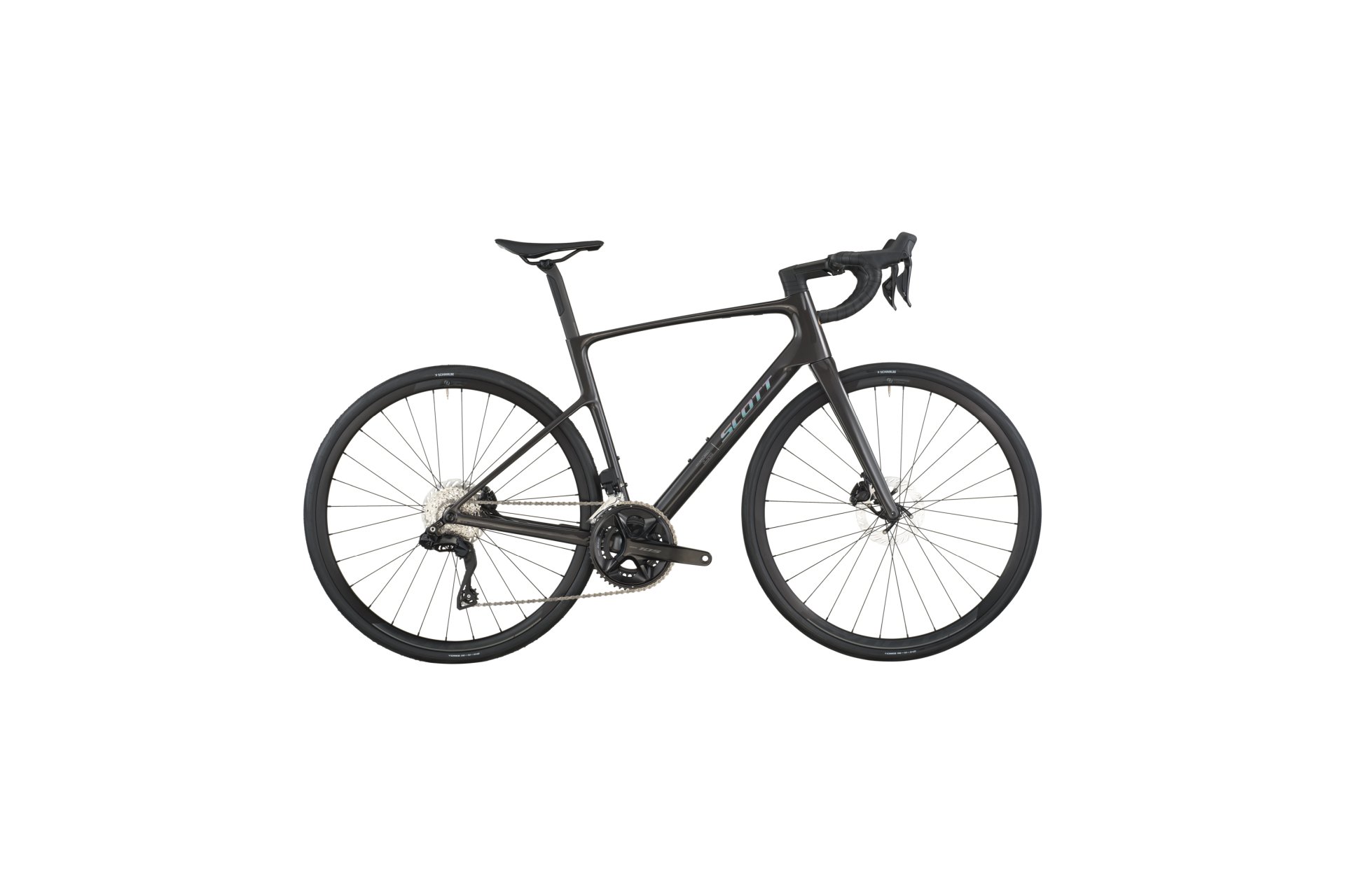 

Шоссейный велосипед Scott Addict 40 - 28 дюймов - diamant - 2026, schwarz | carbon/black