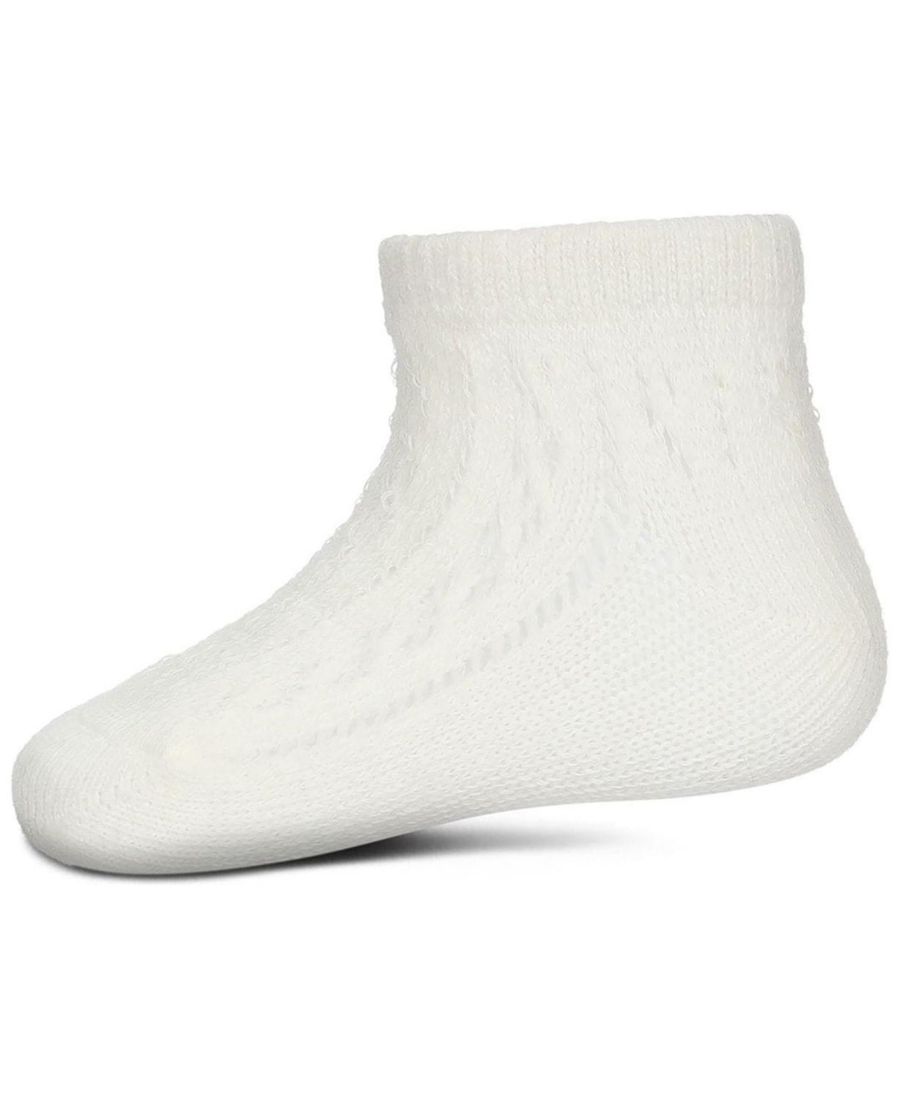 

Детские носки-колпачки Pelerine из хлопковой смеси для девочек MeMoi, Winter white