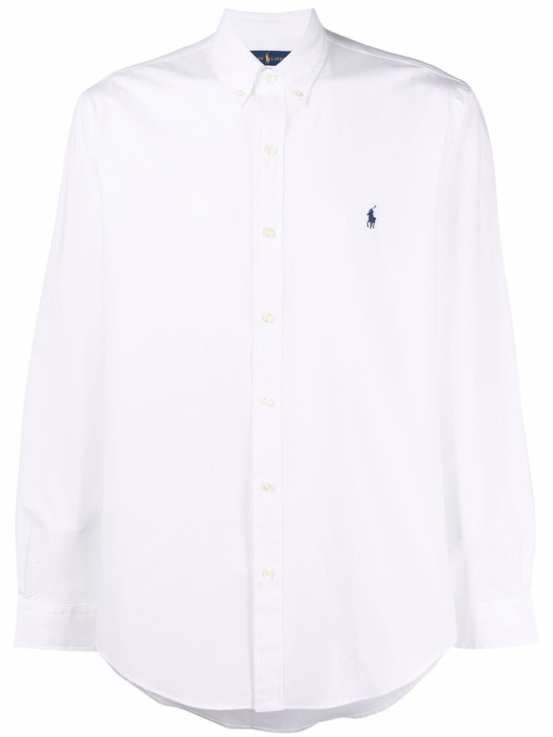 

Polo Ralph Lauren рубашка с вышивкой Polo Pony, белый