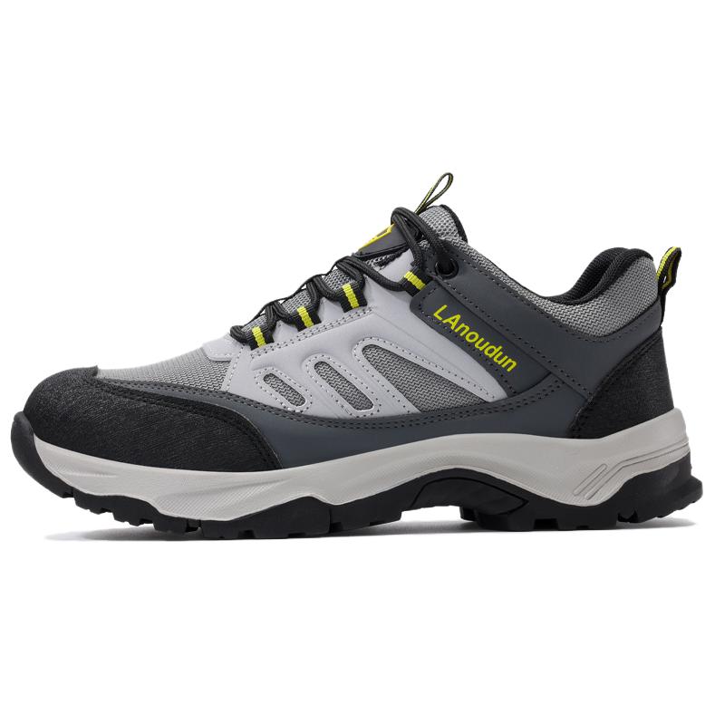 

Кроссовки Wear Resistant Impact Resistant Lightweight Low Top Outdoor Shoes Men's Gray Blue Gull Shield, Gray