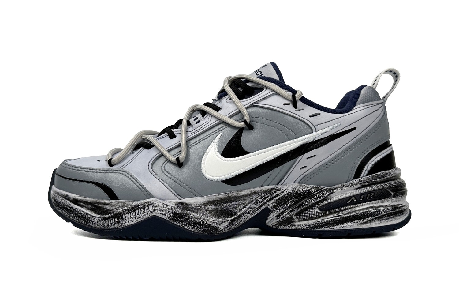 

Кроссовки Nike Air Monarch 4 Chunky Sneakers Unisex Low-Top Black, Черный, Кроссовки Nike Air Monarch 4 Chunky Sneakers Unisex Low-Top Black