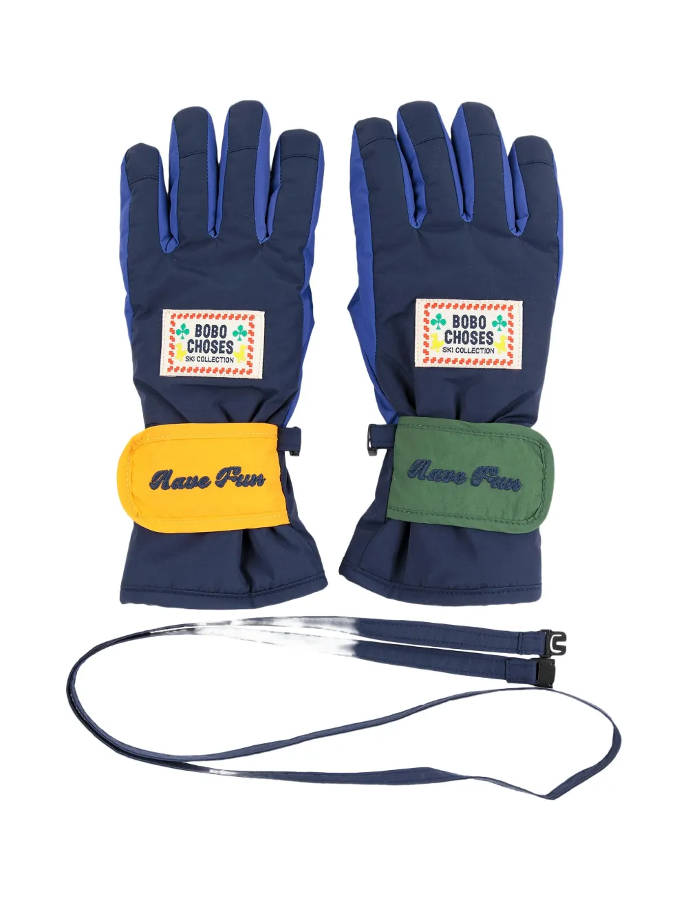 

Перчатки с цветными вставками BOBO CHOSES, синий