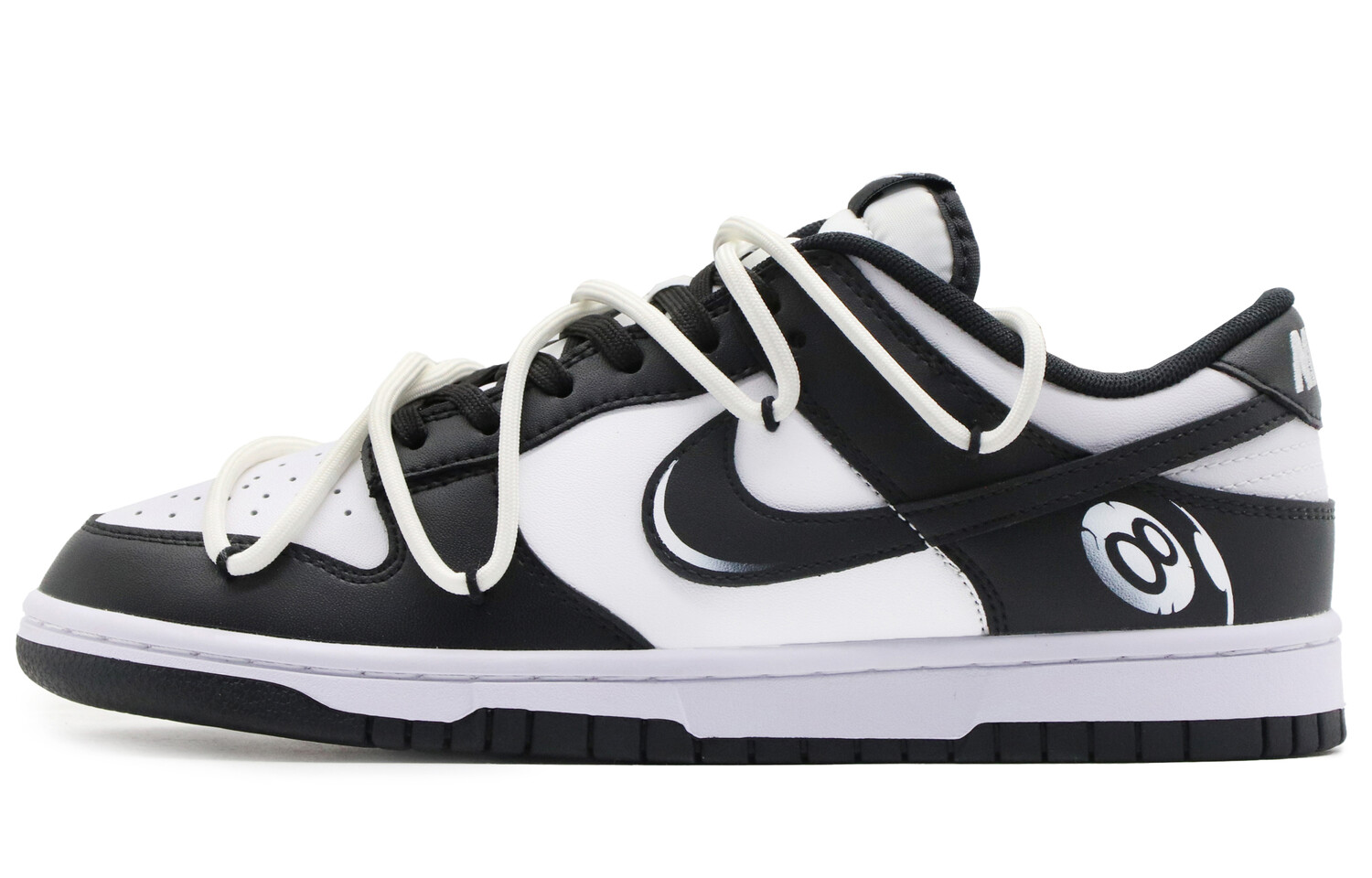 

Кроссовки Nike Dunk Skateboard Shoes Men Low-Top Black White, Черный, Кроссовки Nike Dunk Skateboard Shoes Men Low-Top Black White