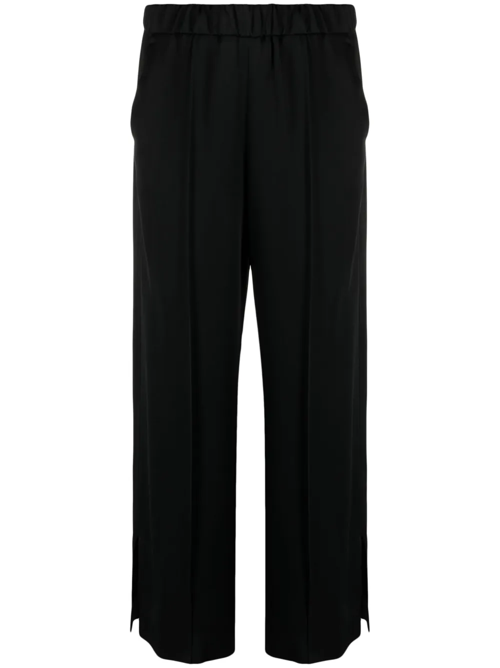

Широкие брюки с эластичным поясом JIL SANDER, черный