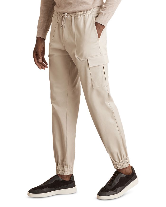 

Брюки Relaxed Fit Haven Cargo с манжетами REISS, коричневый/бежевый