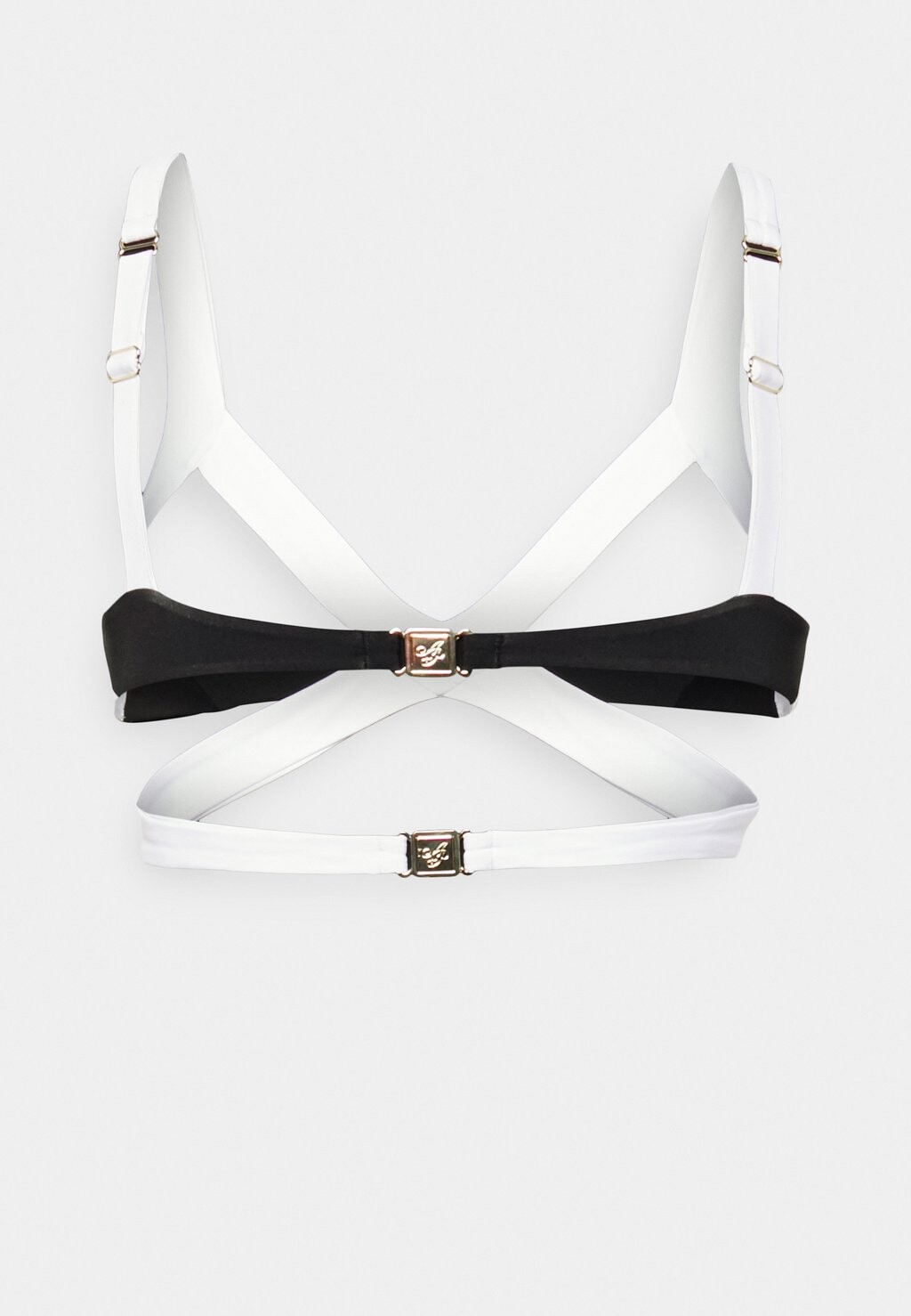 

Верх бикини Mazzy Bra Agent Provocateur, черный/белый