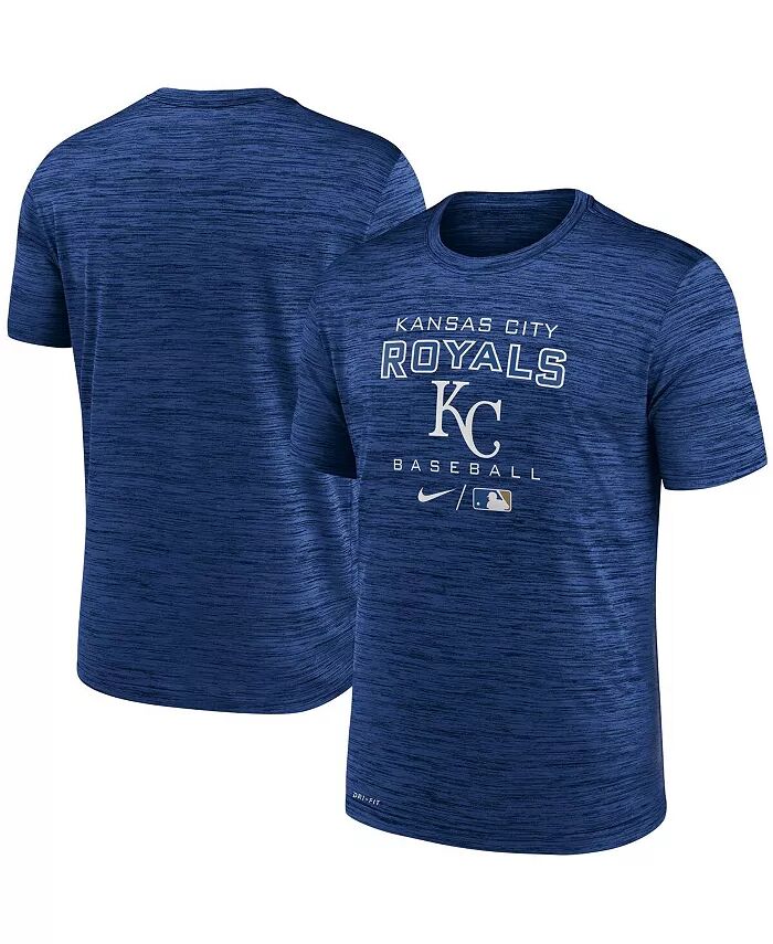 

Мужская футболка Royal Kansas City Royals Authentic Collection Velocity Practice Performance Nike, синий