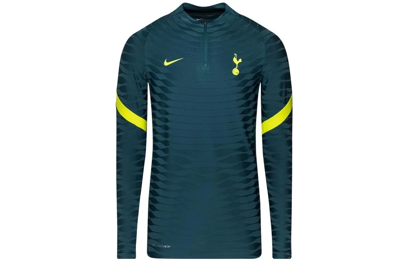 Nike Футболка мужская темно-голубая с воротником стойкой умеренно прямого кроя