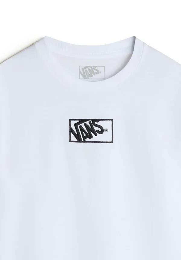 Футболка с принтом в виде блочных коробок Vans, White — фото 3