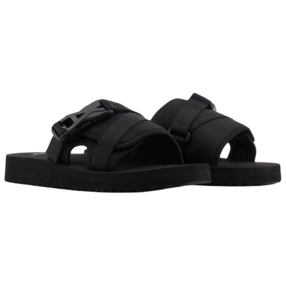 ARMANI EXCHANGE AE Slide Slippers мужские Black — фото 4
