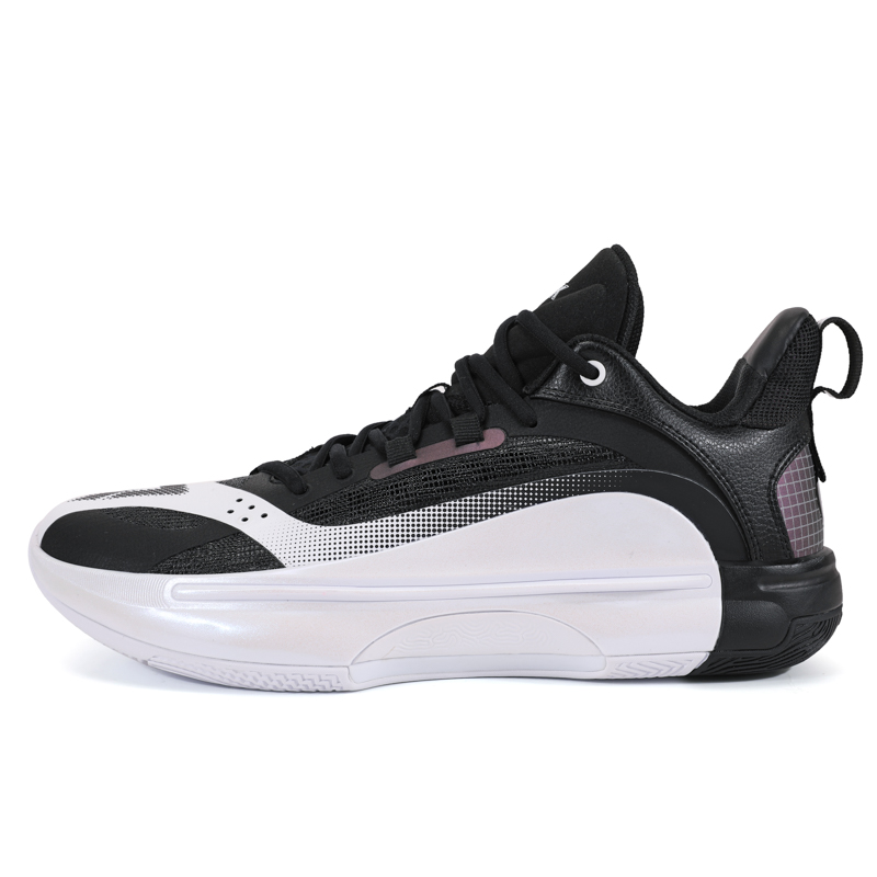 

Пик Флэш 5 поколений мужские низкие баскетбольные кроссовки белый черный, полностью белый/черный