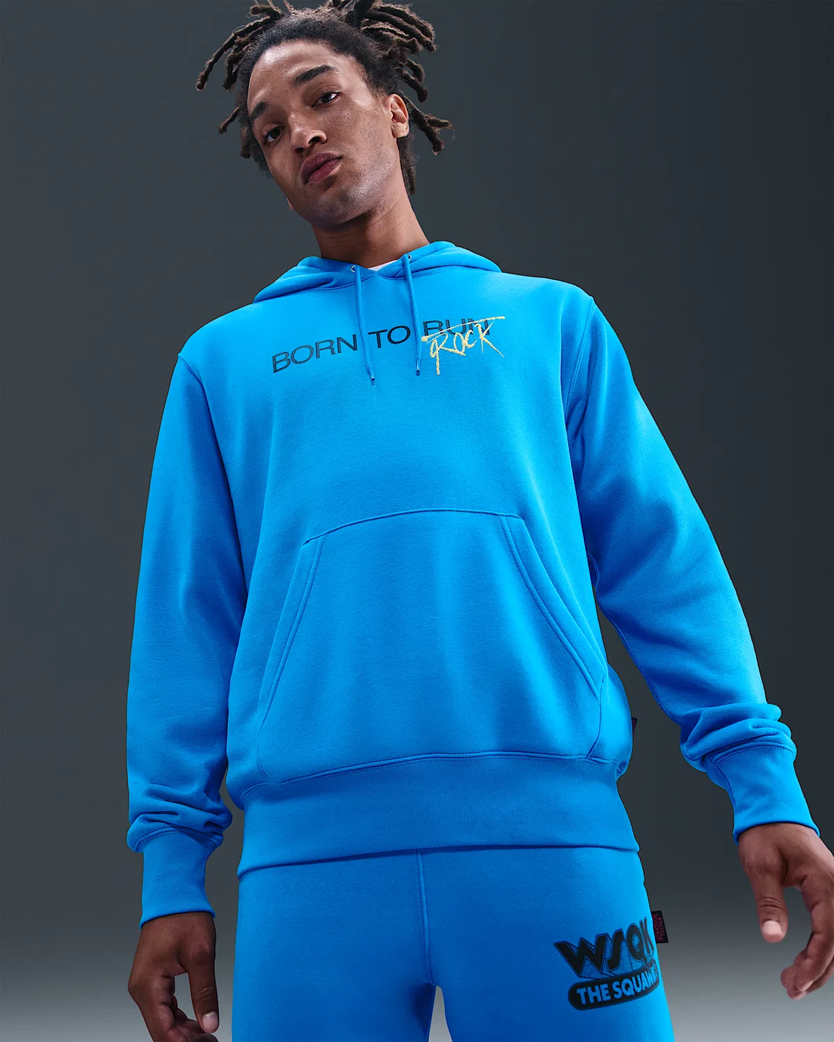 Мужская худи Nike x Stranger Things, Light Photo Blue/Light Photo Blue — фото 3