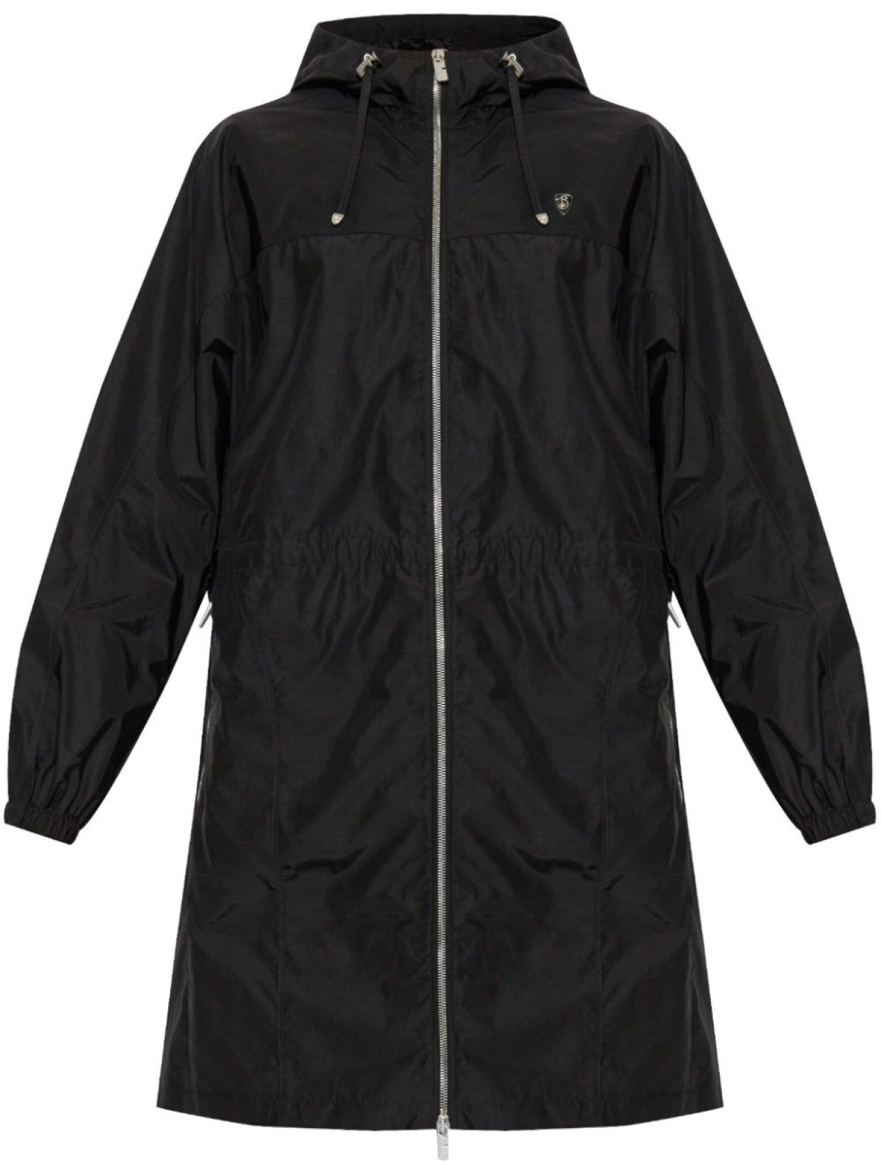 

Пальто с логотипом Burberry, черный
