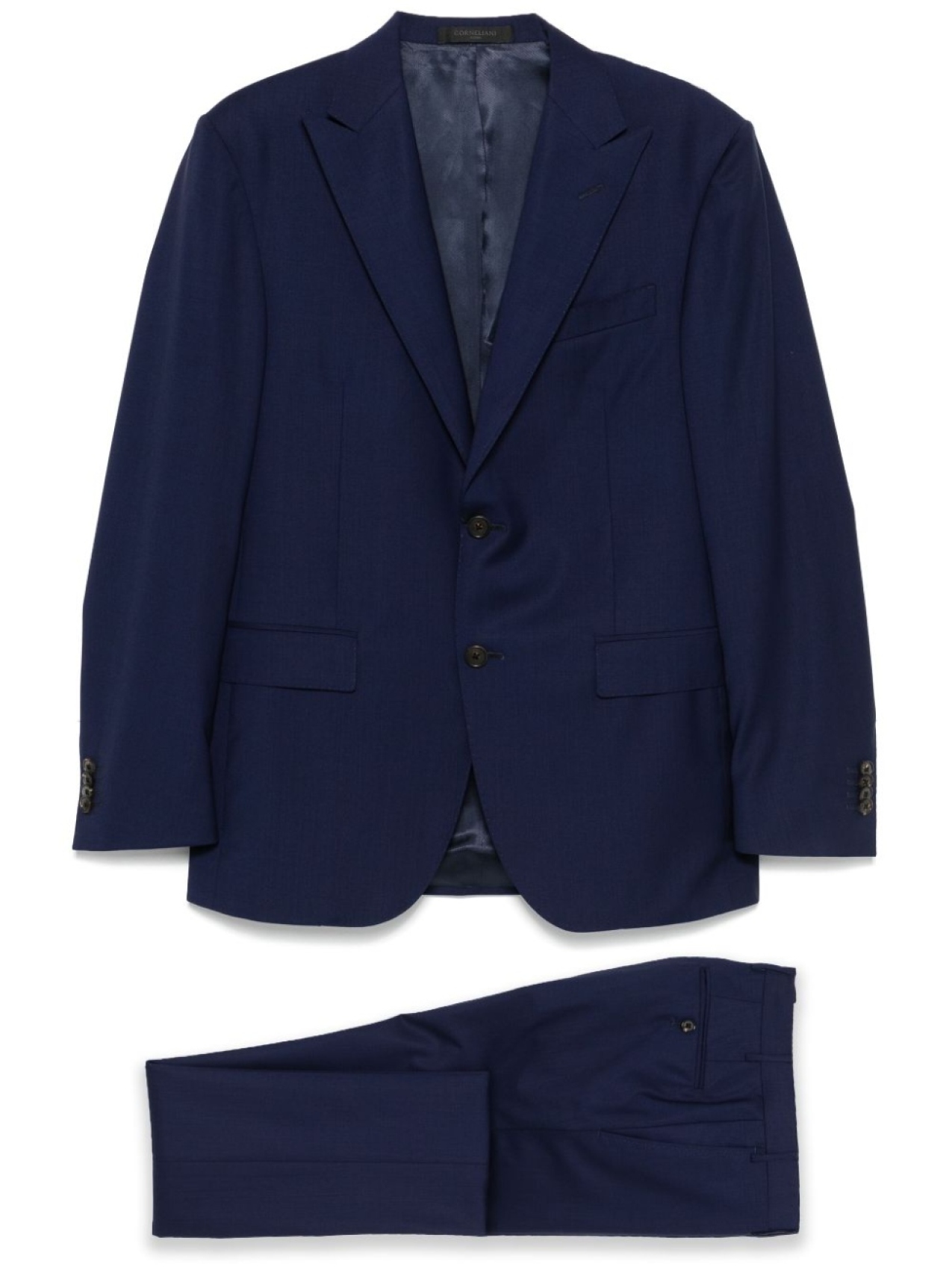 

Corneliani костюм с однобортным пиджаком, синий