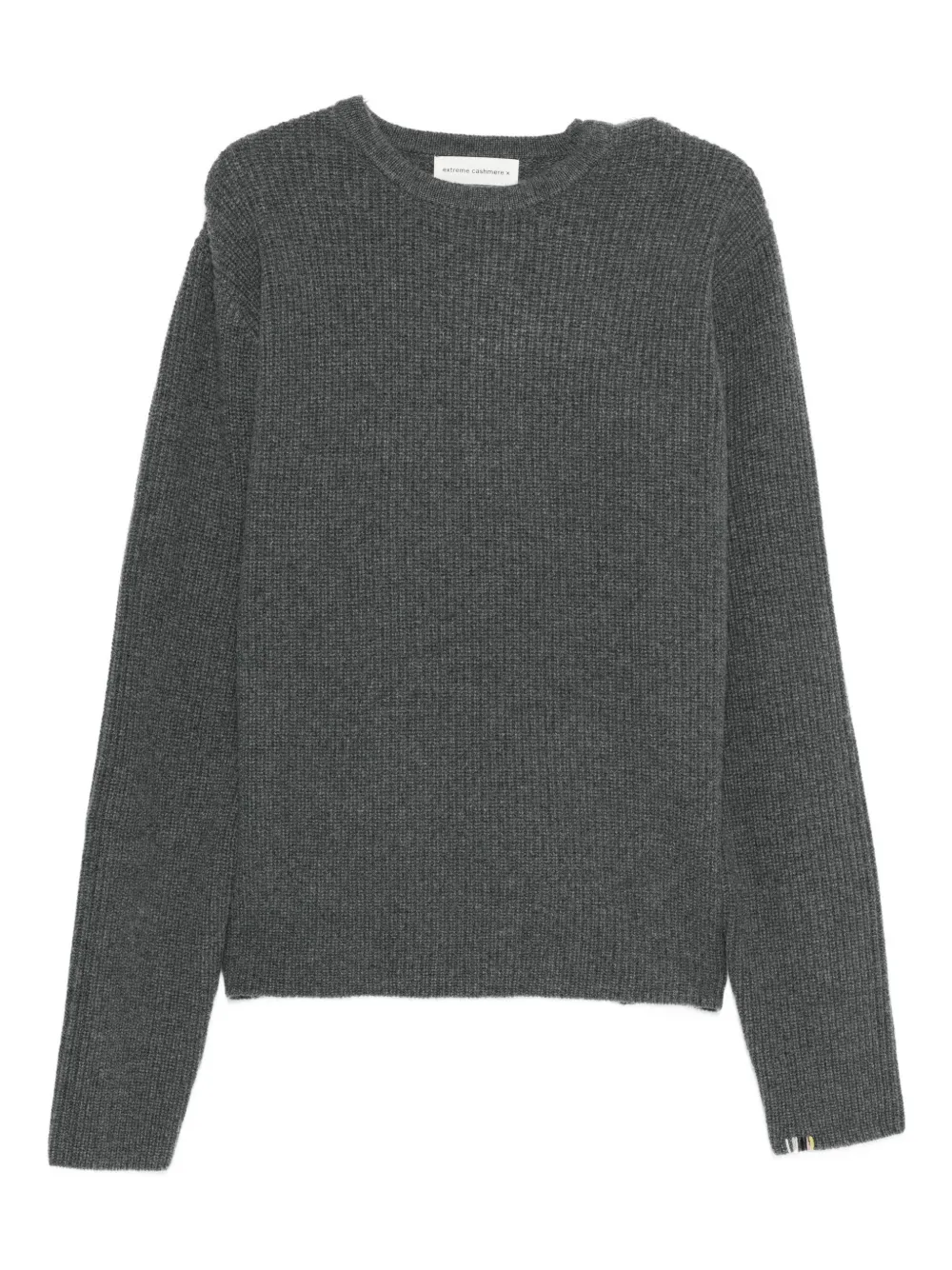 

Кашемировый свитер N°356 You в рубчик extreme cashmere, серый