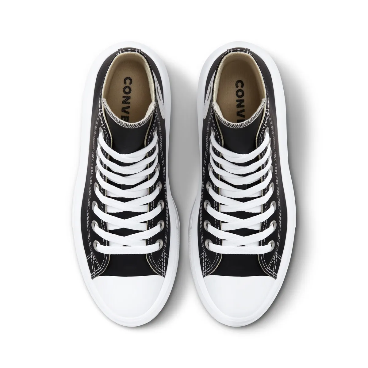 Женские кэжуал кеды Chuck Taylor All Star коллекции Move Leather Converse, черный — фото 3