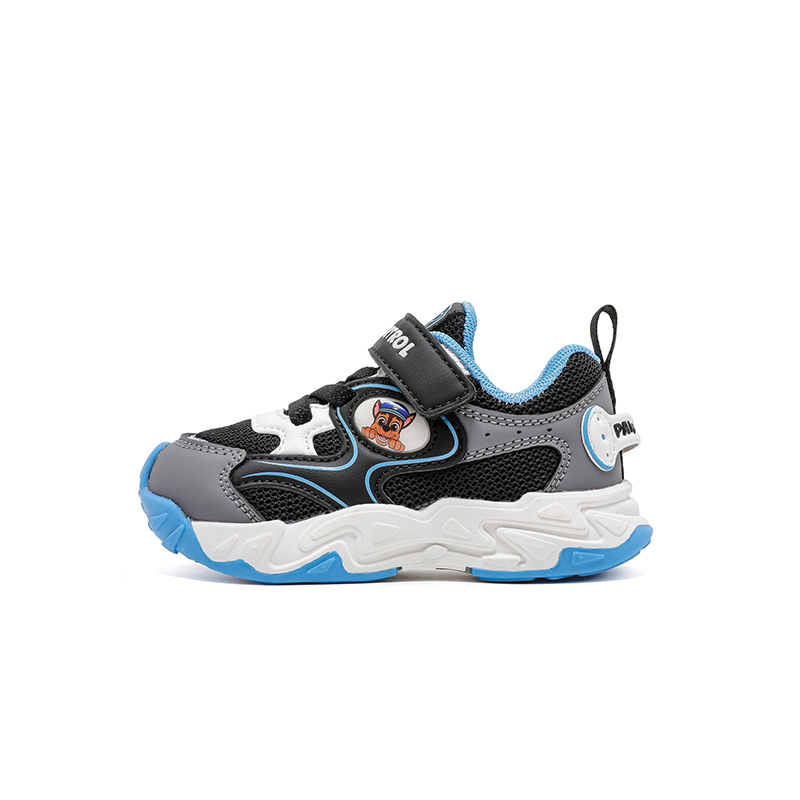 

Низкие детские кроссовки для бега. Дети 3–7 лет. PAW PATROL, черный/серый