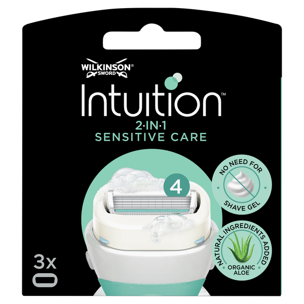 

Кассеты для бритвы, 3 шт/1 упаковка Wilkinson Sword intuition sensitive care