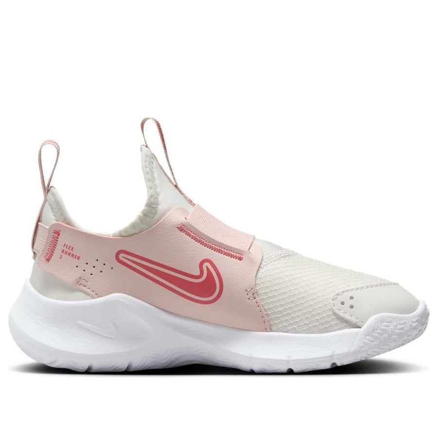 Кроссовки (PS) Nike Flex Runner 3 'Summit White Echo Pink Magic Ember', бежевый — фото 2