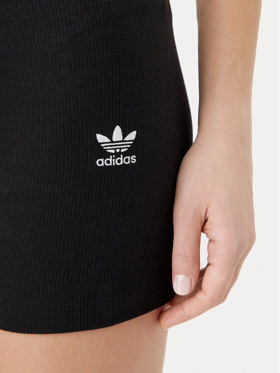Облегающие байкерские шорты Essentials JD1548 Adidas, черный — фото 4