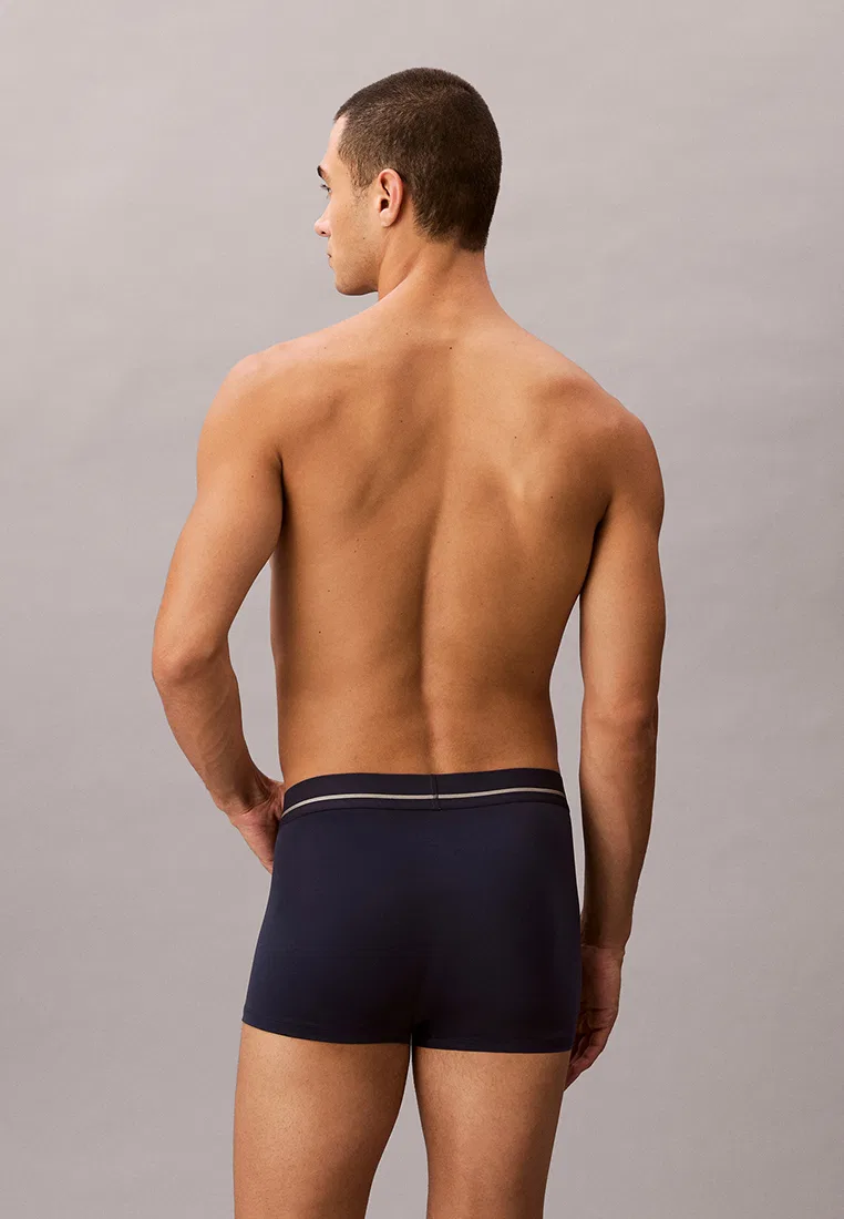 Трусы, низкая посадка, микрофибра, Calvin Klein, синий — фото 2