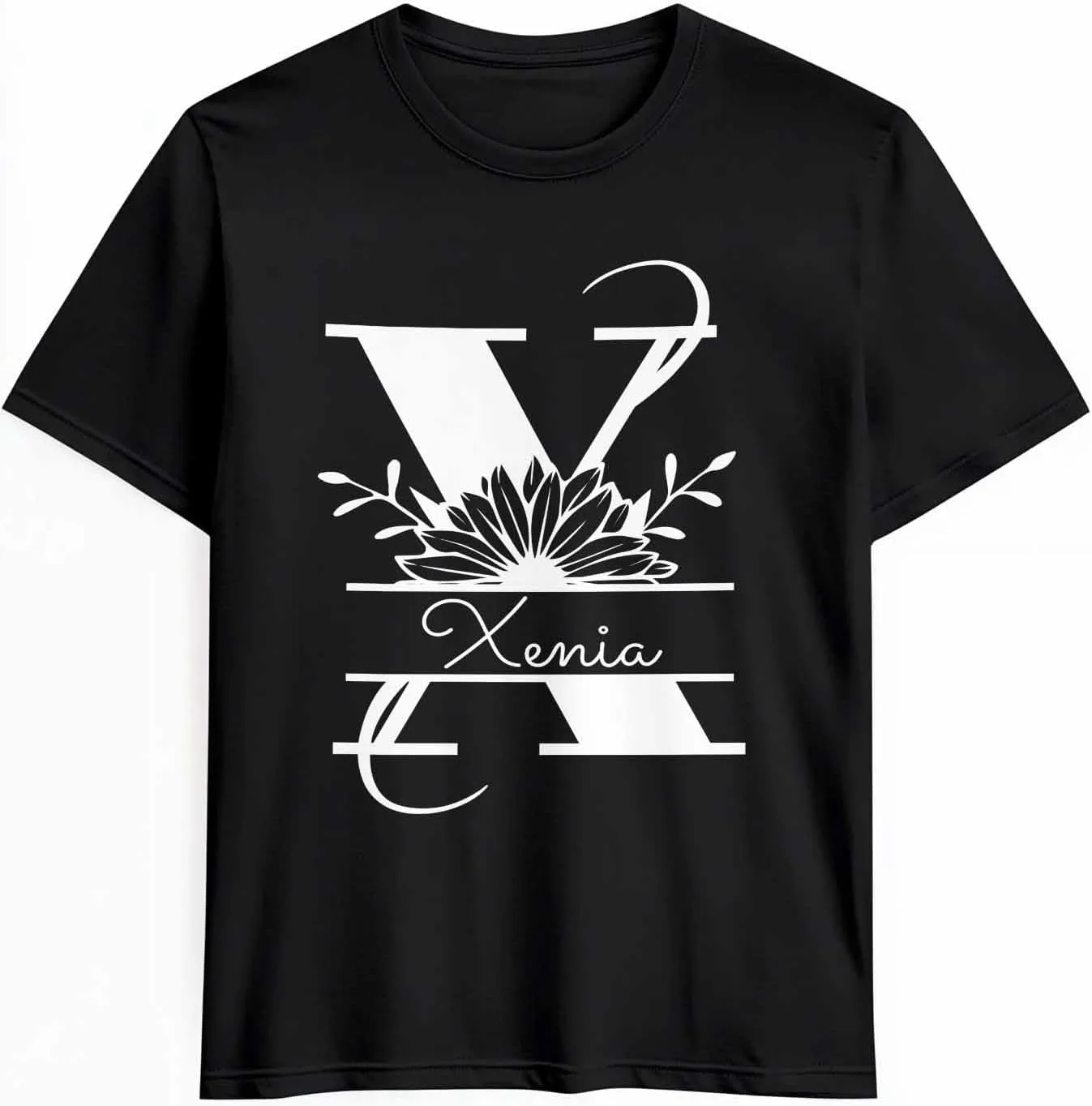 

Футболка с именем или текстом Unisex Cotton Round Neck Vaxbryntel