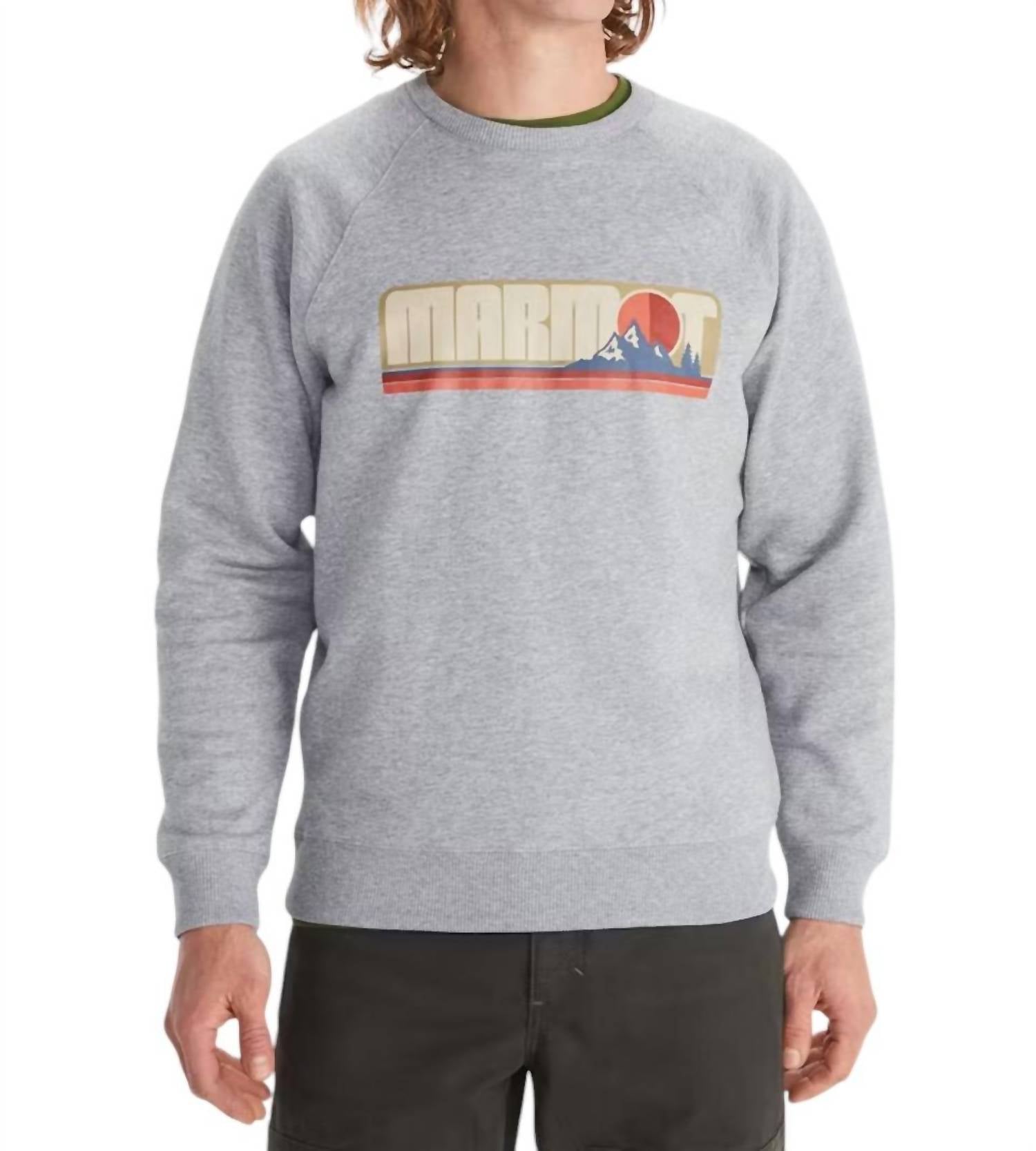 

Толстовка Montane Crew в цвете Heather Grey MARMOT