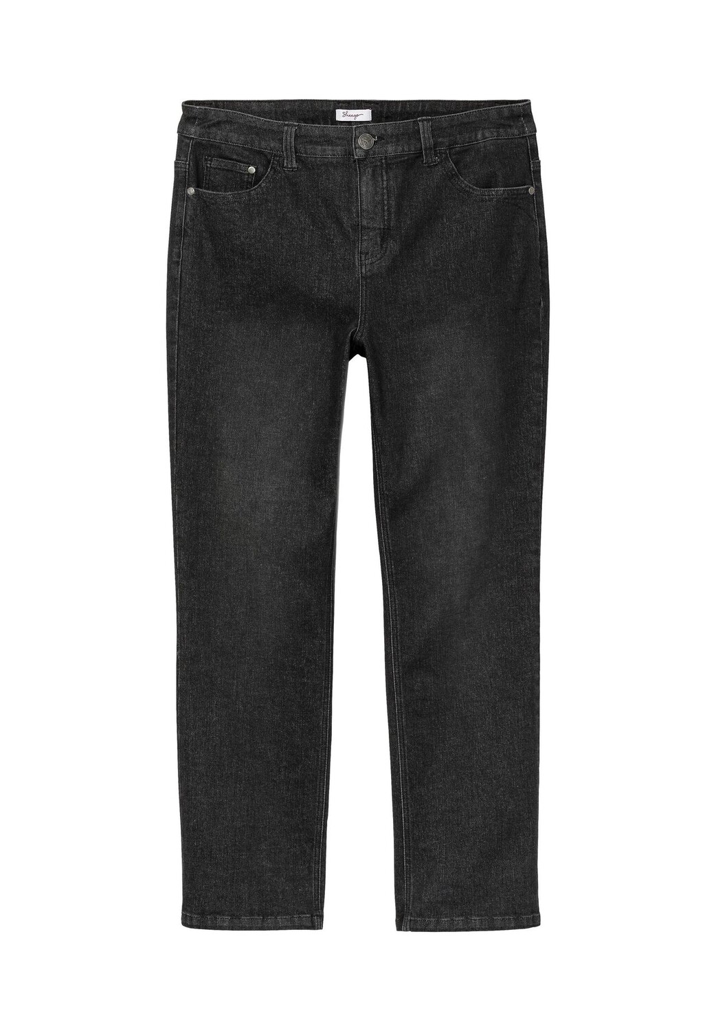 

Прямые джинсы с функциональными волокнами TruTemp365 sheego, цвет Black Denim