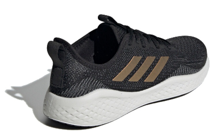 Кроссовки Fluidflow 1.0 Lifestyle женские с низким верхом, черные/золотые Adidas — фото 3